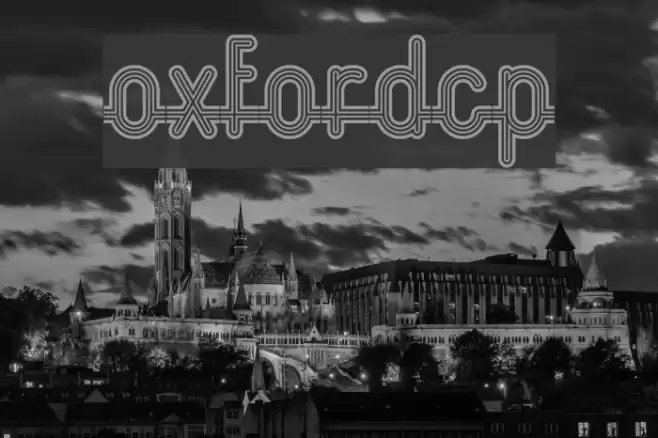 OxfordCP Font examples