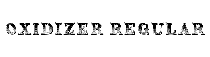 Oxidizer Regular  Free Fonts Download