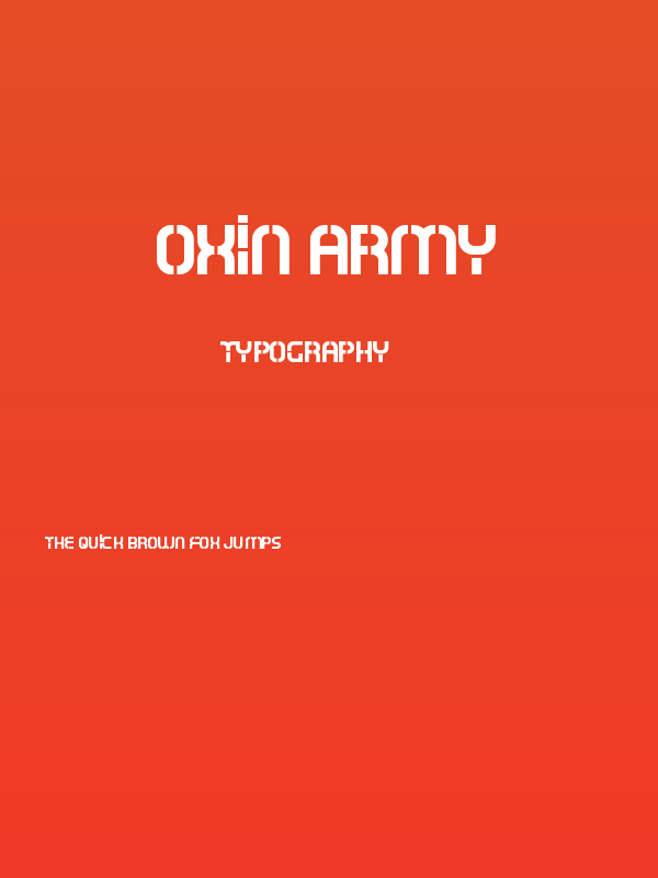 Oxin Army Poster