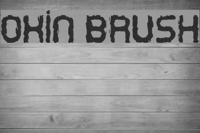 Oxin Brush Font examples