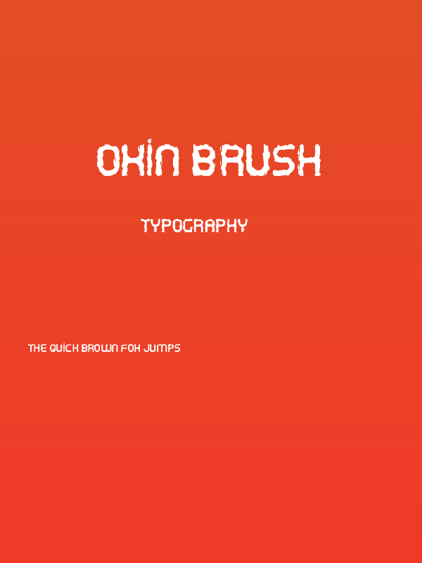 Oxin Brush Poster
