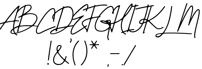 Oxlade Demo Font OTHER CHARS