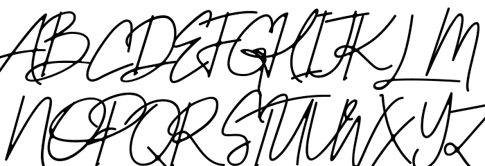 Oxlade Demo Font UPPERCASE