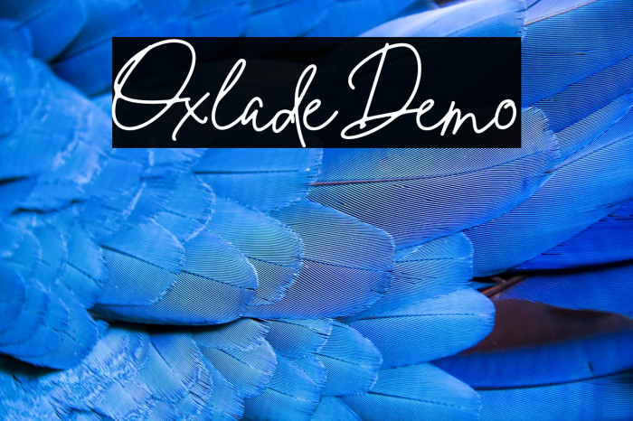 Oxlade Demo Example 1