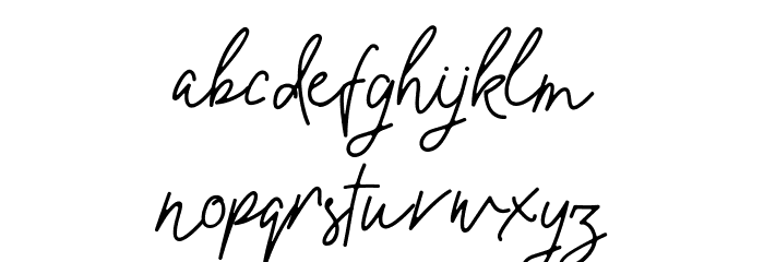 Oxlade Demo Font LOWERCASE