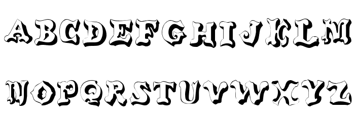 Oxnard Regular Font LOWERCASE