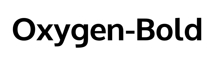 Oxygen-Bold  免费字体下载