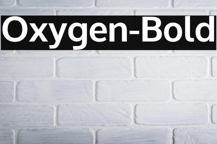 Oxygen-Bold Example 2
