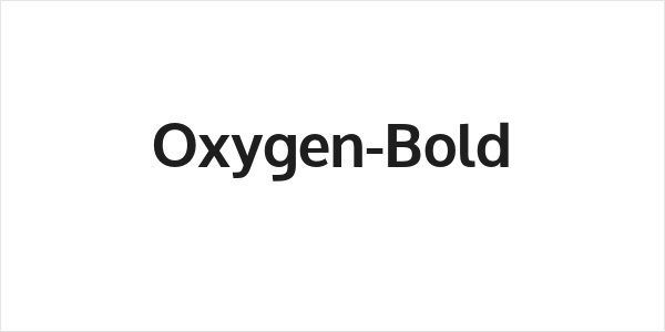Oxygen-Bold Logo