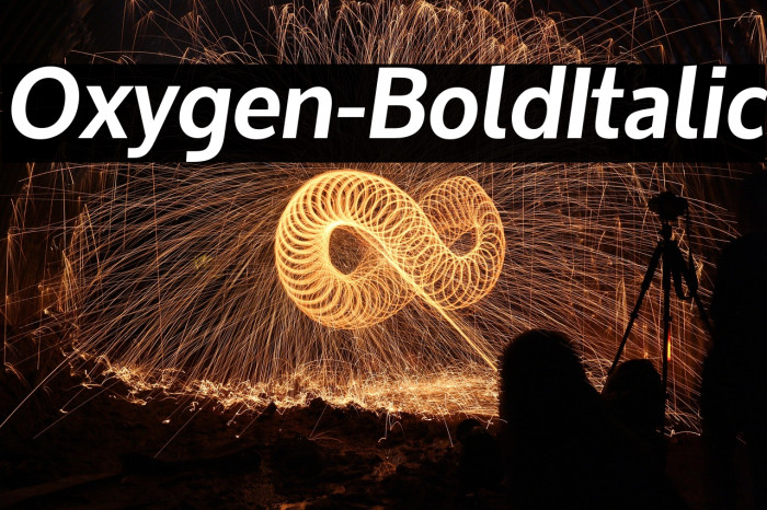 Oxygen-BoldItalic Example 3
