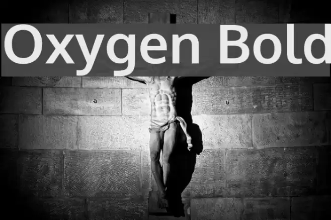 Oxygen Bold Font examples