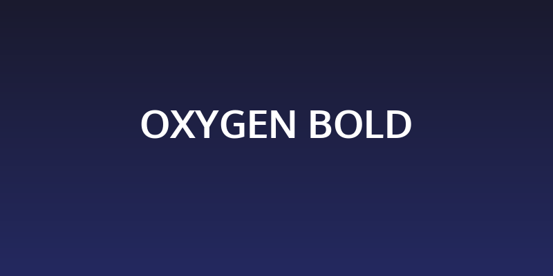 Oxygen Bold Social Header