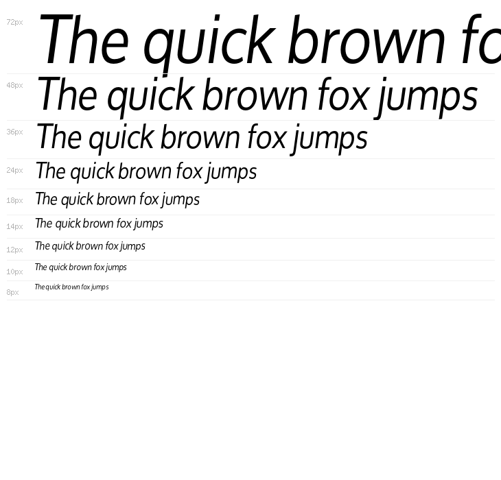 Oxygen-Italic Waterfall