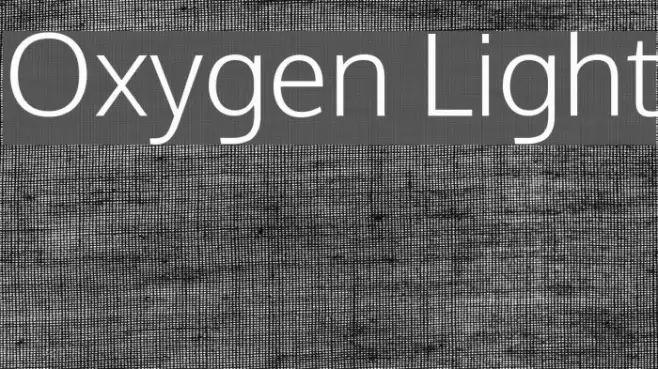 Oxygen Light  examples