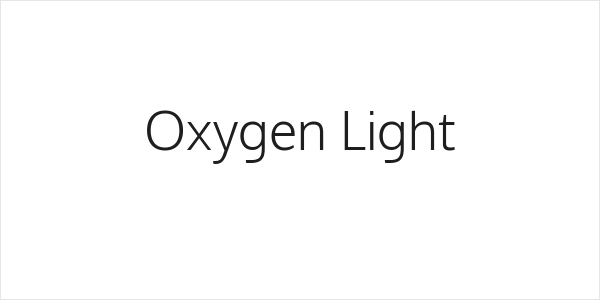 Oxygen Light Logo