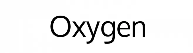 Oxygen  baixar fontes gratis
