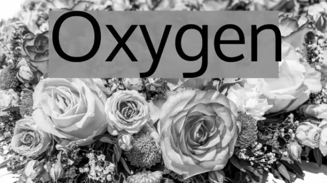 Oxygen Font examples