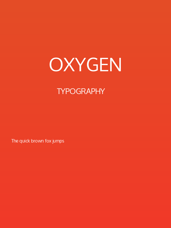 Oxygen Poster