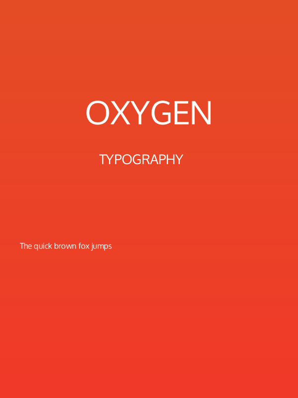 Oxygen Poster