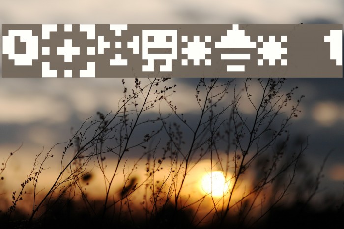 Oxygene 1 Font examples