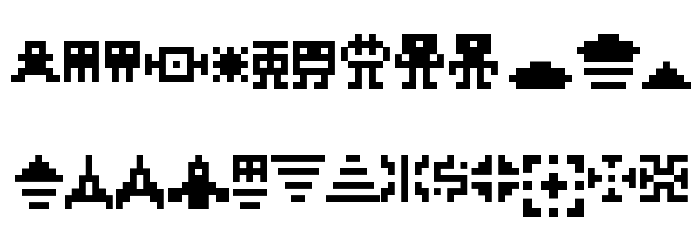 Oxygene 1 Font LOWERCASE