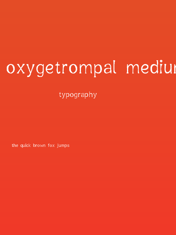 Oxygetrompal Medium Poster