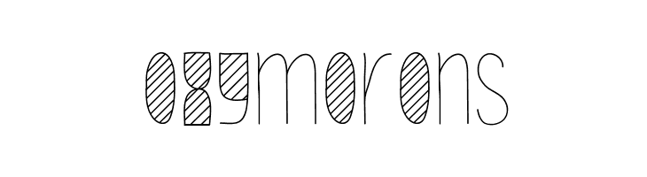 Oxymorons  Descarca Fonturi Gratis
