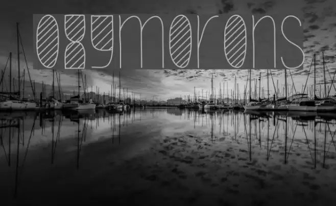 Oxymorons Font examples