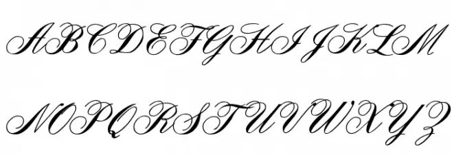 OYALE Scrip Bold Fonte MAIÚSCULAS
