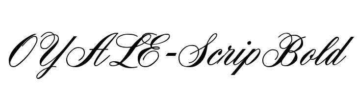 OYALE-ScripBold Font