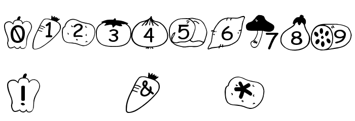 Oyachai Font Font OTHER CHARS