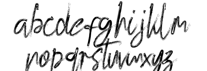Oyange Font LOWERCASE