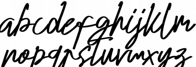 Oyange फ़ॉन्ट लोअरकेस