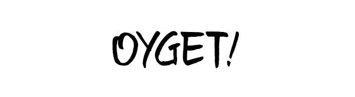 Oyget!  Frei Schriftart Herunterladen