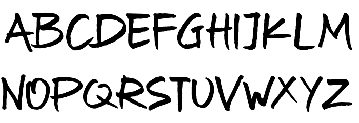 Oyget! Font LOWERCASE