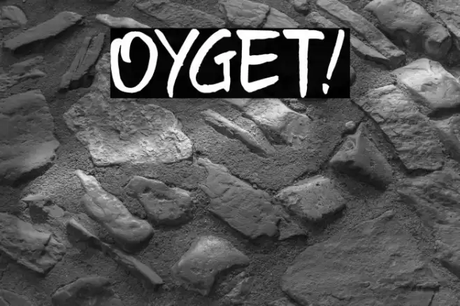 Oyget! Font examples