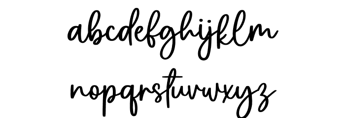 Oyscake Demo Font LOWERCASE