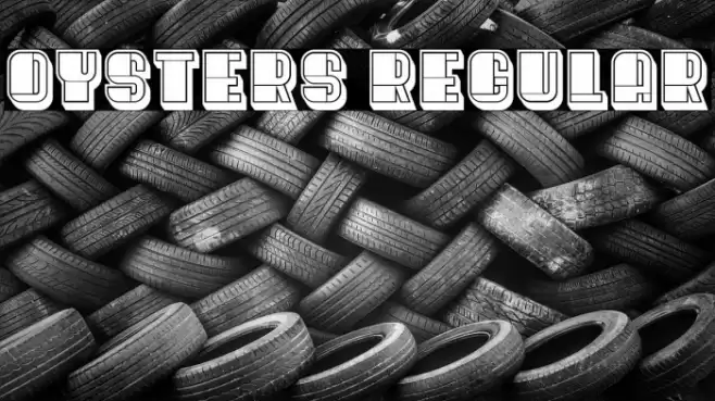 Oysters Regular Шрифта examples