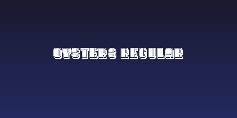 Oysters Regular Social Header