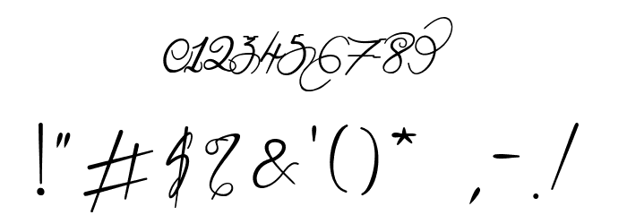 Oystersvelt Font OTHER CHARS