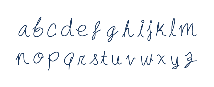 oysternubsscript Lowercase