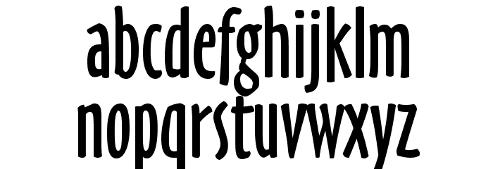 OzHandicraft BT Roman Schriftart Kleinbuchstaben