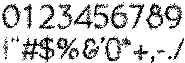 Ozarks Bold Font OTHER CHARS