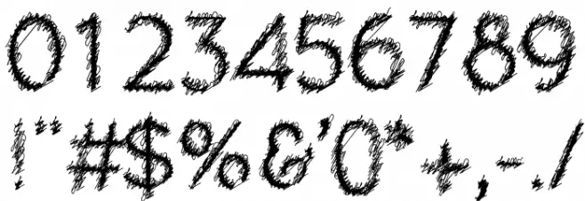 Ozarks Bold Font Alte caractere