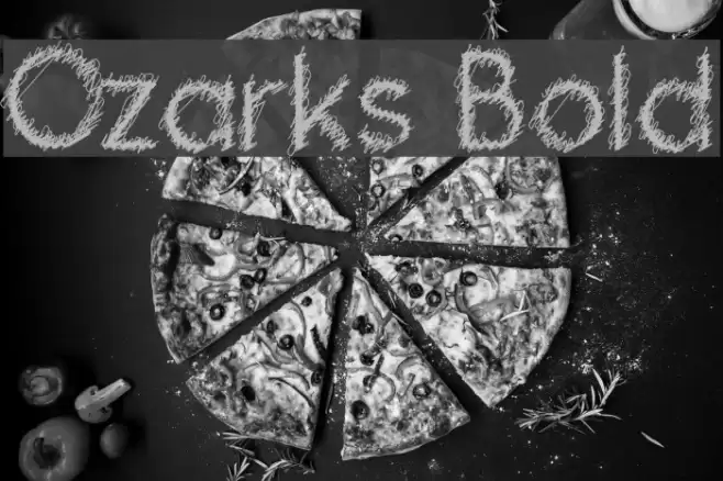 Ozarks Bold Font examples