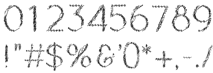 Ozarks Normal Font OTHER CHARS
