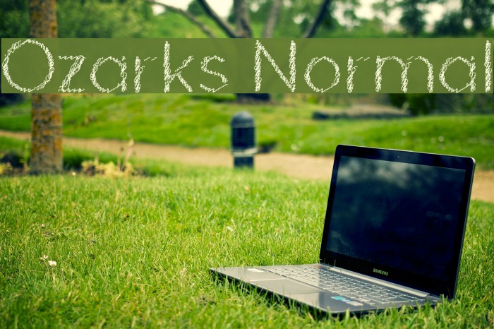 Ozarks Normal Font examples