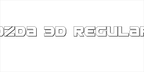 Ozda 3D Regular Logo
