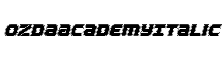 Ozda Academy Italic  Descarca Fonturi Gratis
