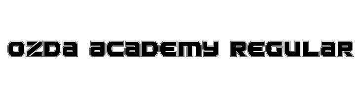 Ozda Academy Regular  Free Fonts Download